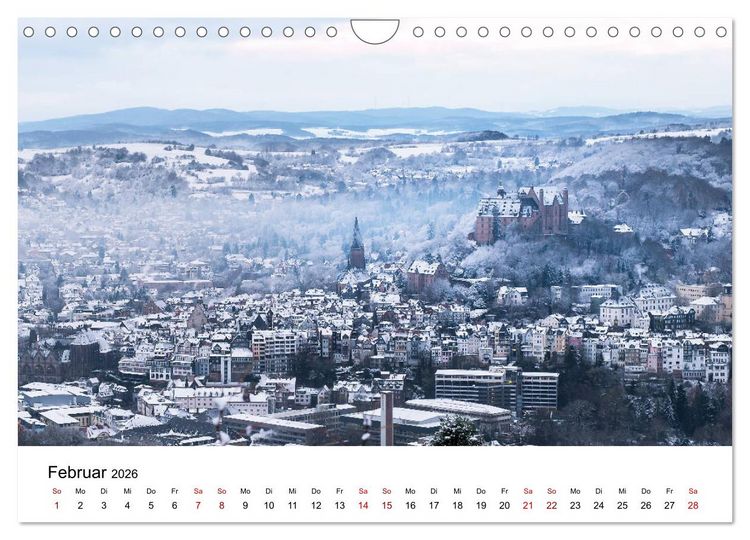 Produktbild: M&auml;rchenhaftes Marburg (Wandkalender 2026 DIN A4 quer), CALVENDO Monatskalender