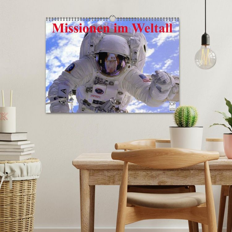 Produktbild: Missionen im Weltall (Wandkalender 2026 DIN A3 quer), CALVENDO Monatskalender