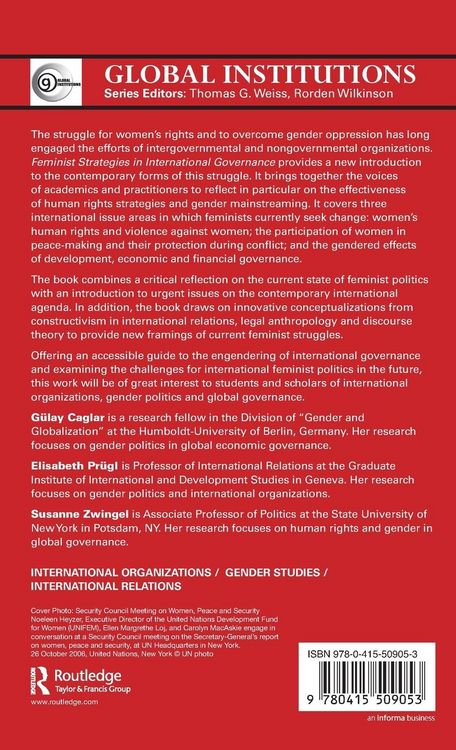 Produktbild: Feminist Strategies in International Governance