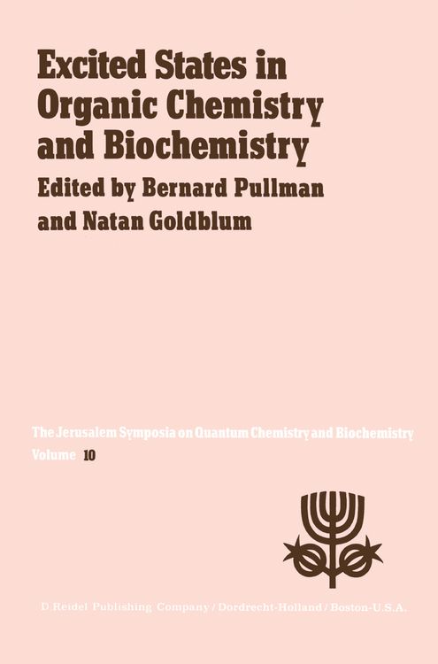 Produktbild: Excited States in Organic Chemistry and Biochemistry