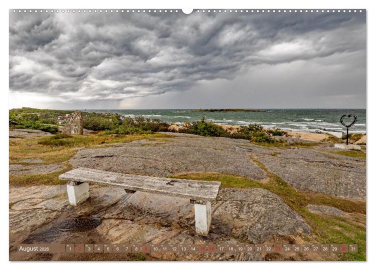 Produktbild: Schwedens sch&ouml;ne Westk&uuml;ste (hochwertiger Premium Wandkalender 2026 DIN A2 quer), Kunstdruck in Hochglanz