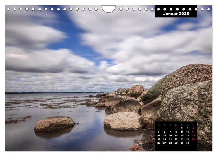 Produktbild: Maritime Seebilder - Von der Ostsee zur Nordsee (Wandkalender 2026 DIN A4 quer), CALVENDO Monatskalender