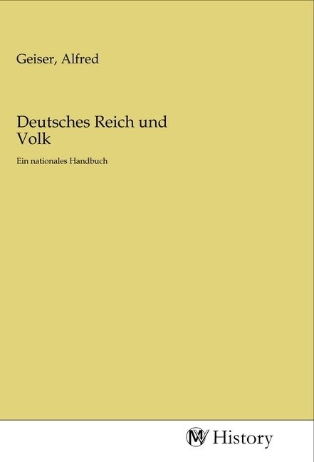 Produktbild: Deutsches Reich und Volk