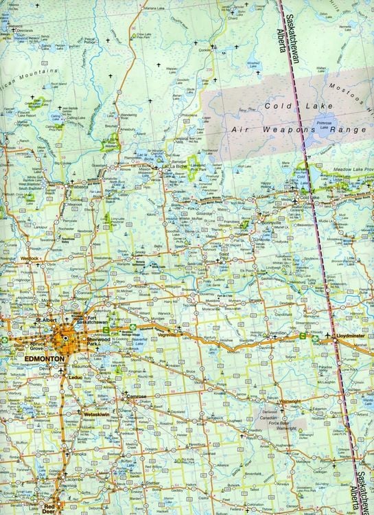 Produktbild: Kanada West 1 : 1 500 000. Hildebrand's Urlaubskarte