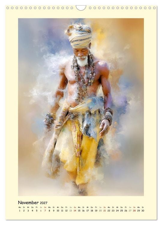 Produktbild: Tarot im Goldlicht. Zeitlose Archetypen in moderner Bildmagie (Wandkalender 2027 DIN A3 hoch), CALVENDO Monatskalender