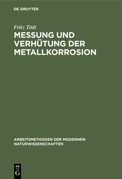 Produktbild: Messung und Verh&uuml;tung der Metallkorrosion