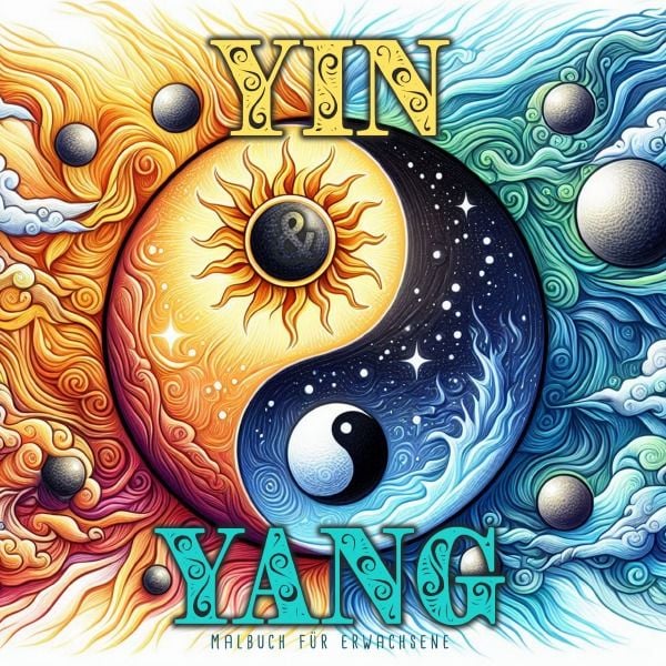 Produktbild: Yin und Yang Malbuch f&uuml;r Erwachsene