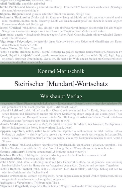 Produktbild: Steirischer Mundart-Wortschatz
