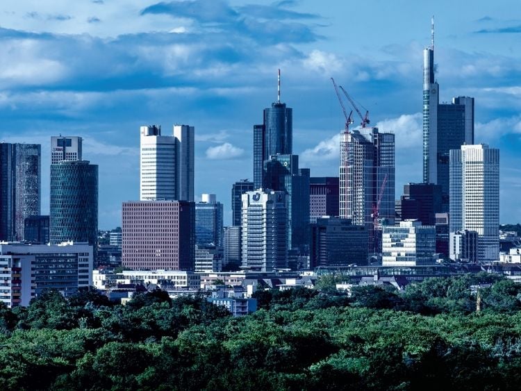 Produktbild: Blick vom W&auml;ldchestag auf die Skyline (Puzzle)
