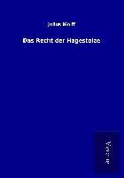 Produktbild: Das Recht der Hagestolze
