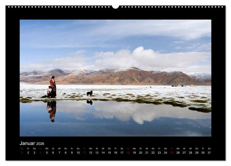 Produktbild: Tibet (hochwertiger Premium Wandkalender 2026 DIN A2 quer), Kunstdruck in Hochglanz