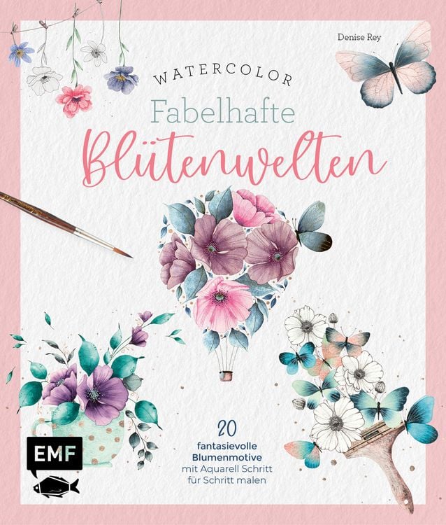 Produktbild: Watercolor&nbsp;&ndash; Fabelhafte Bl&uuml;tenwelten