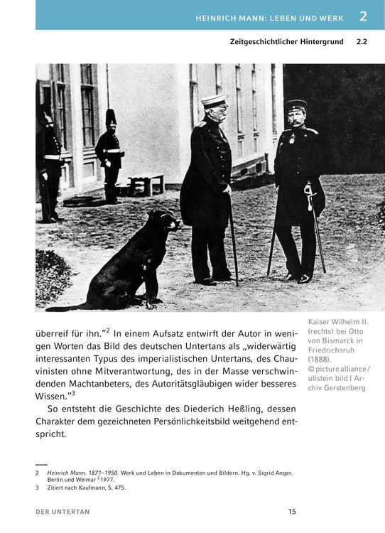 Produktbild: Der Untertan von Heinrich Mann - Textanalyse und Interpretation