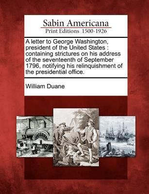 Produktbild: A Letter to George Washington, President of the United States