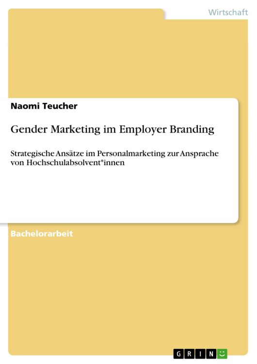 Produktbild: Gender Marketing im Employer Branding