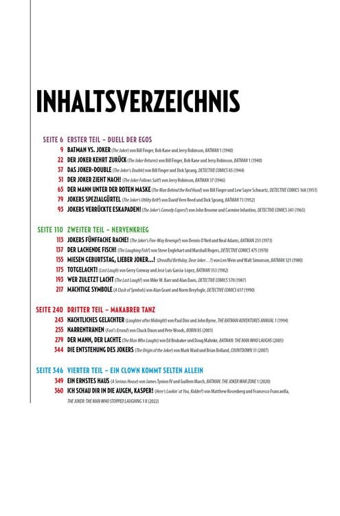 Produktbild: Die Joker Anthologie (Neuausgabe)