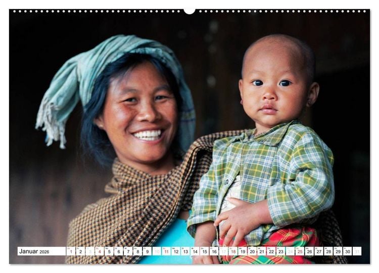 Produktbild: PORTRAITS - Frauen aus aller Welt (hochwertiger Premium Wandkalender 2026 DIN A2 quer), Kunstdruck in Hochglanz