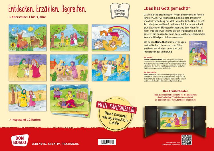 Produktbild: Meine ersten Geschichten von Gott. Die U3-Bibel im Kamishibai. Kamishibai Bildkartenset.
