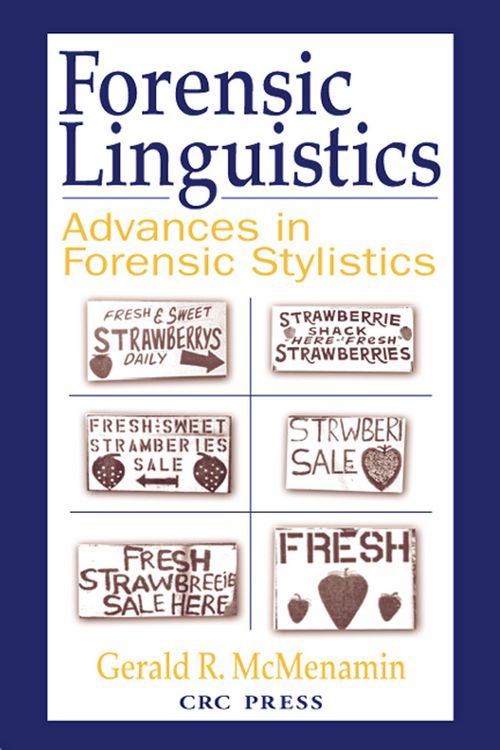 Produktbild: Forensic Linguistics