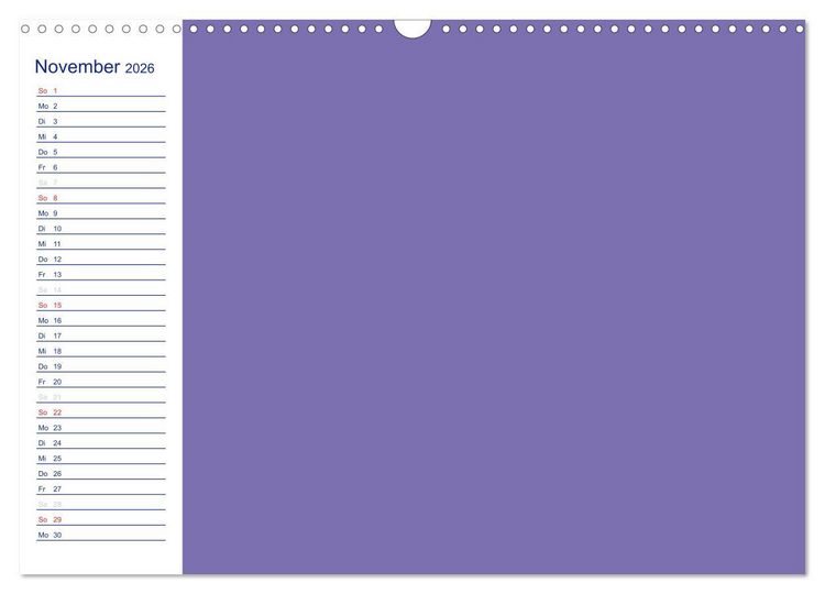 Produktbild: Farbiger Bastelkalender (Wandkalender 2026 DIN A3 quer), CALVENDO Monatskalender