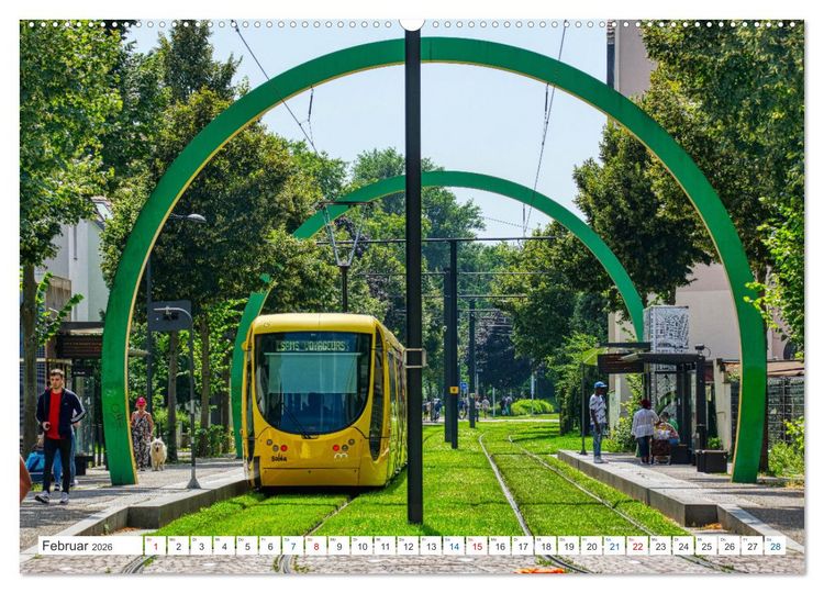 Produktbild: Mulhouse - Das s&uuml;dliche Tor der els&auml;ssischen Weinstra&szlig;e (hochwertiger Premium Wandkalender 2026 DIN A2 quer), Kunstdruck in Hochglanz