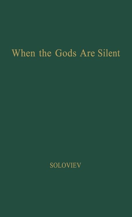 Produktbild: When the Gods Are Silent.