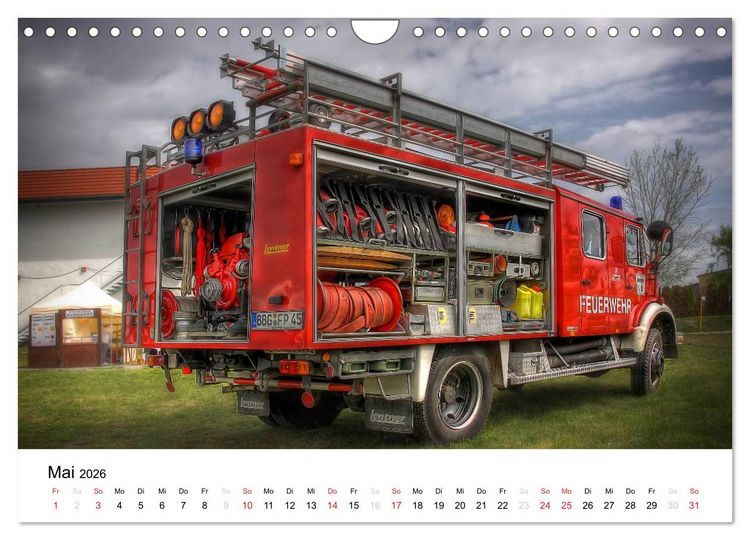 Produktbild: Feuerwehr im Bernburger Land (Wandkalender 2026 DIN A4 quer), CALVENDO Monatskalender
