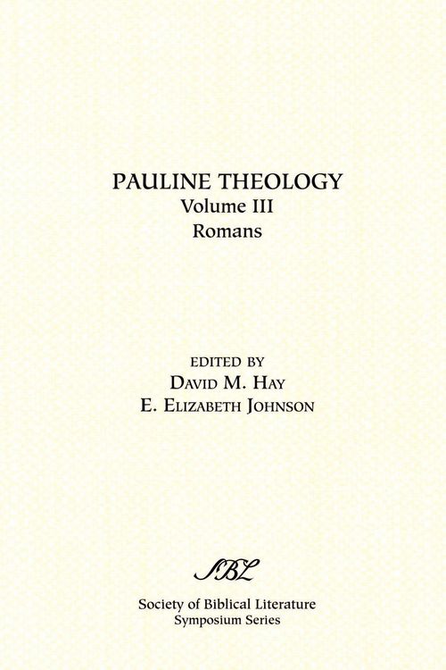 Produktbild: Pauline Theology, Volume III