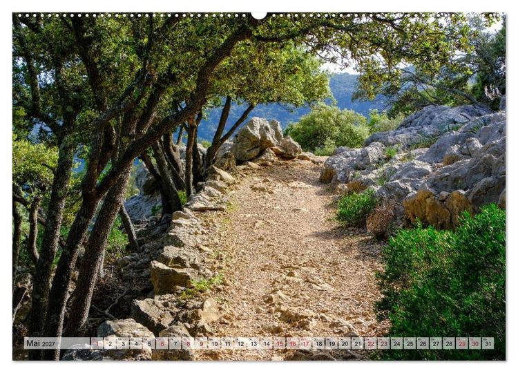 Produktbild: Wanderlust Mallorca - Pfade der Tramuntana (Wandkalender 2027 DIN A2 quer), CALVENDO Monatskalender