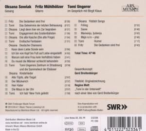 Produktbild: Memento Tomi - Hommage a Tomi Ungerer, 1 Audio-CD