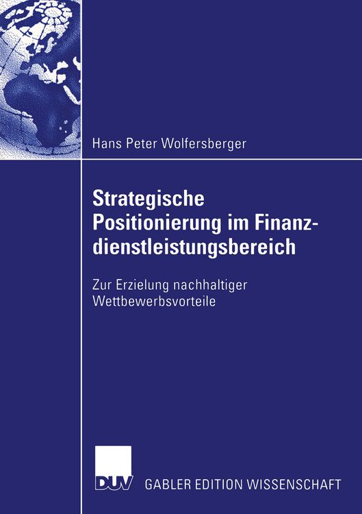 Produktbild: Strategische Positionierung im Finanzdienstleistungsbereich