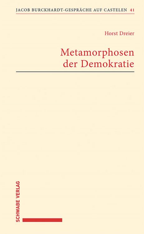 Produktbild: Metamorphosen der Demokratie