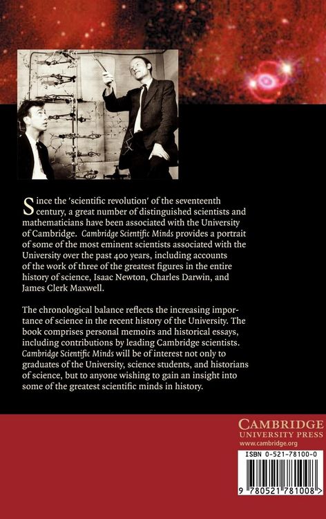 Produktbild: Cambridge Scientific Minds