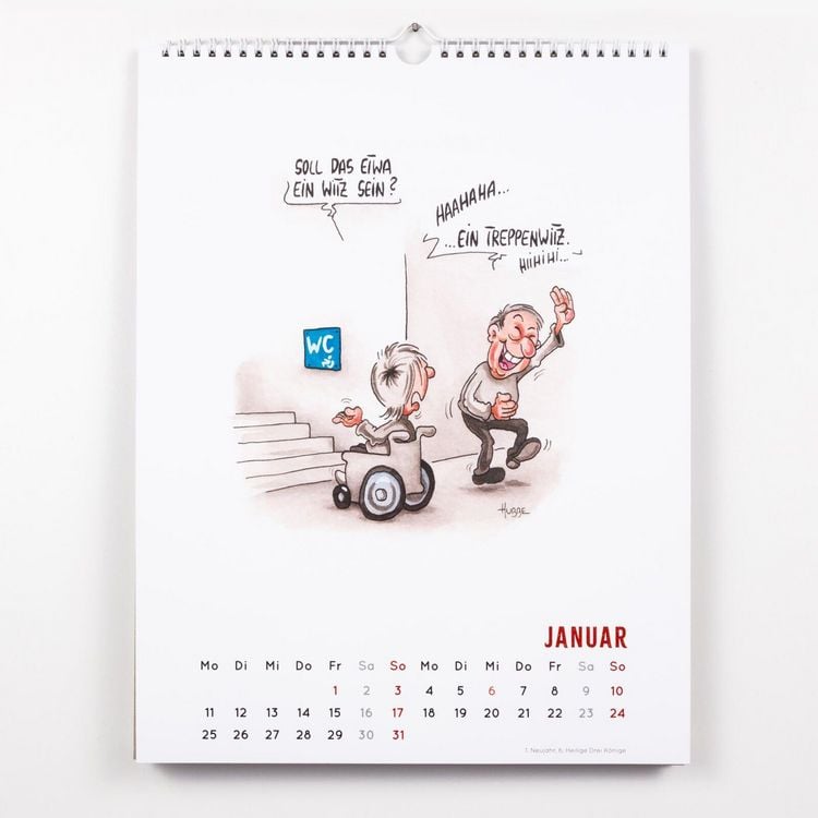 Produktbild: Handicaps 2027: Monatskalender f&uuml;r die Wand