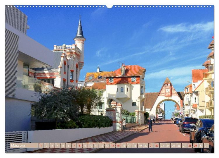 Produktbild: Le Touquet-Paris-Plage - Perle der franz&ouml;sischen Opalk&uuml;ste (hochwertiger Premium Wandkalender 2026 DIN A2 quer), Kunstdruck in Hochglanz