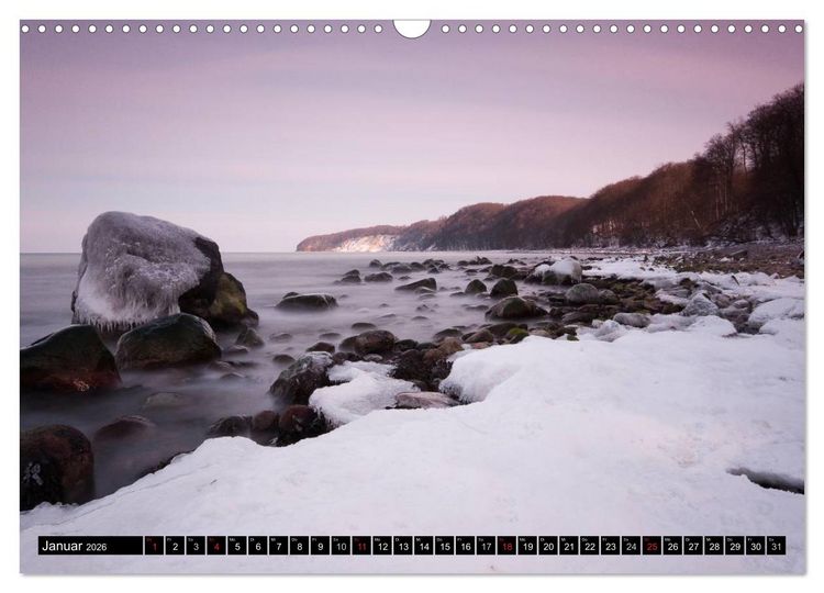 Produktbild: Binz Zingst 2026 (Wandkalender 2026 DIN A3 quer), CALVENDO Monatskalender