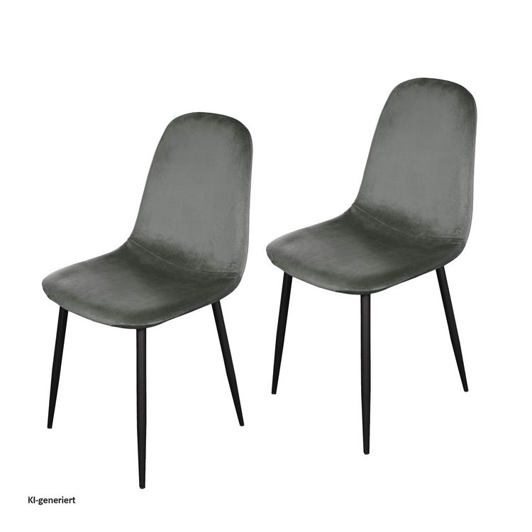 Produktbild: HTI-Living HTI-Living Stuhl Savannah Velvet 2er-Set HTI-Living Stuhl Savannah Velvet 2er-Set