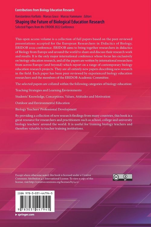 Produktbild: Shaping the Future of Biological Education Research