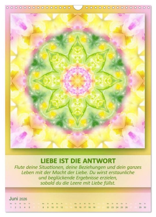 Produktbild: Light Energy Mandalas - Kalender - Vol. 2 (Wandkalender 2026 DIN A3 hoch), CALVENDO Monatskalender