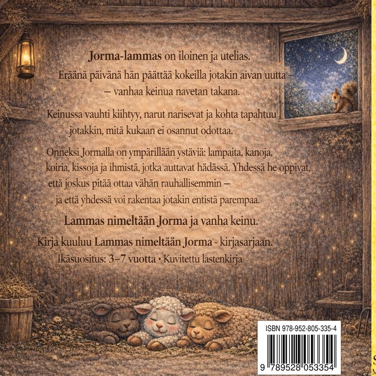 Produktbild: Lammas nimelt&auml;&auml;n Jorma ja vanha keinu