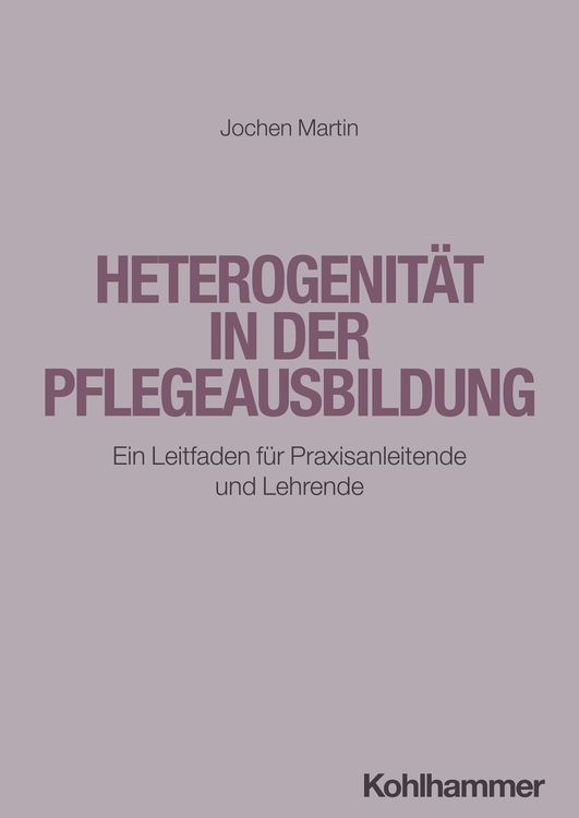 Produktbild: Heterogenit&auml;t in der Pflegeausbildung