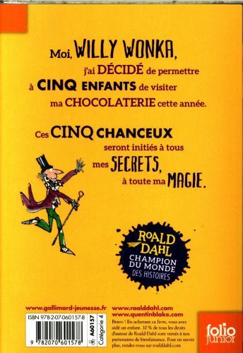 Produktbild: Charlie et la chocolaterie