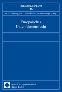 Produktbild: Europ&auml;isches Unternehmensrecht