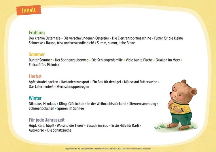Produktbild: Psychomotorik mit Krippenkindern