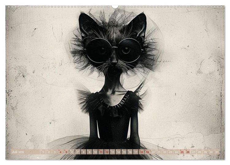 Produktbild: Miau-velous Momente (Wandkalender 2026 DIN A2 quer), CALVENDO Monatskalender