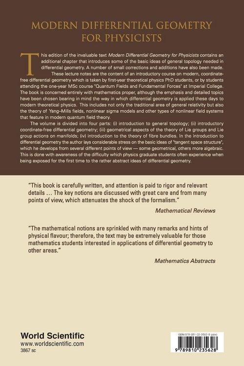 Produktbild: Modern Diff Geometry For Phys (2ed)(v61)