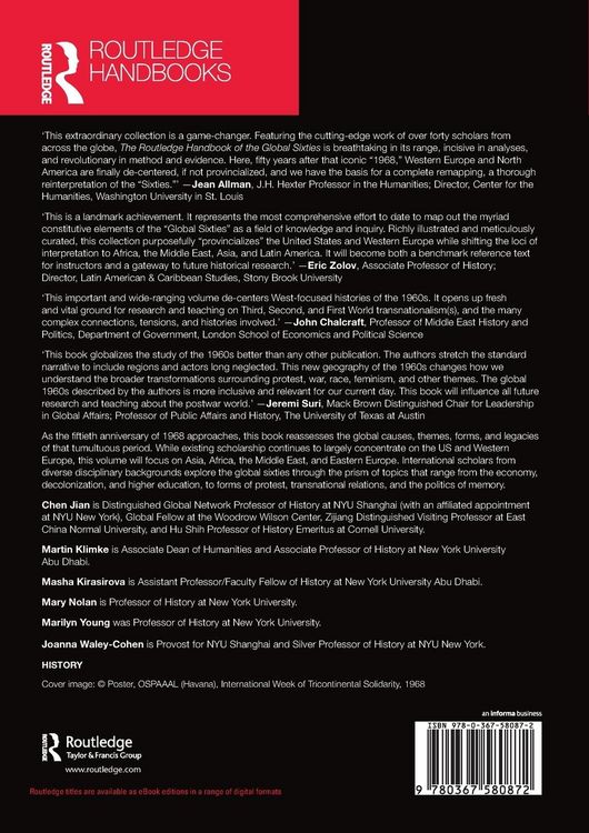 Produktbild: The Routledge Handbook of the Global Sixties