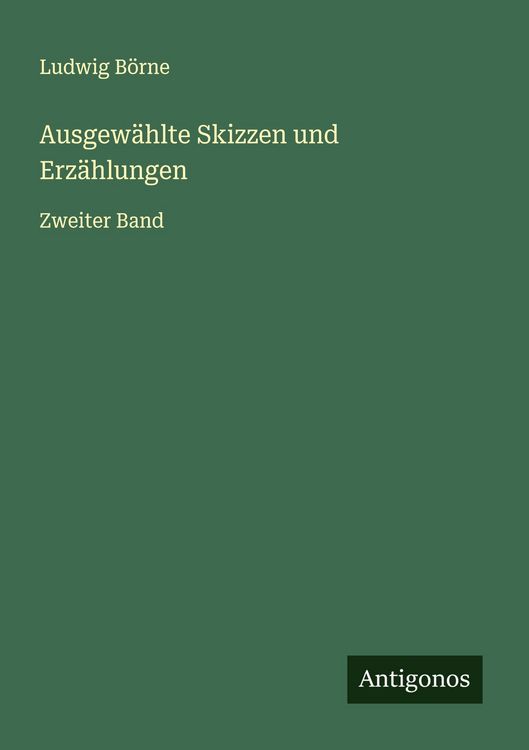 Produktbild: Ausgew&auml;hlte Skizzen und Erz&auml;hlungen