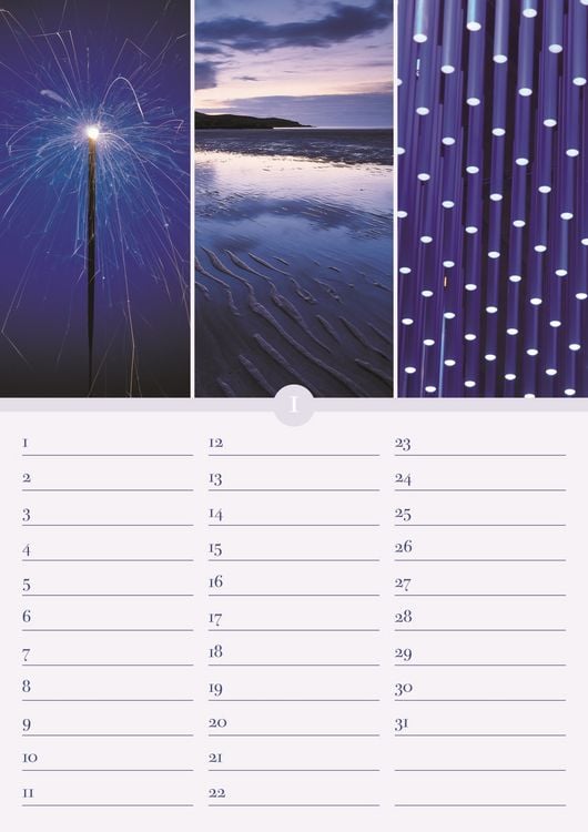 Produktbild: Geburtstagskalender Harmonie & Farbe - immerw&auml;hrend - (21 x 30)