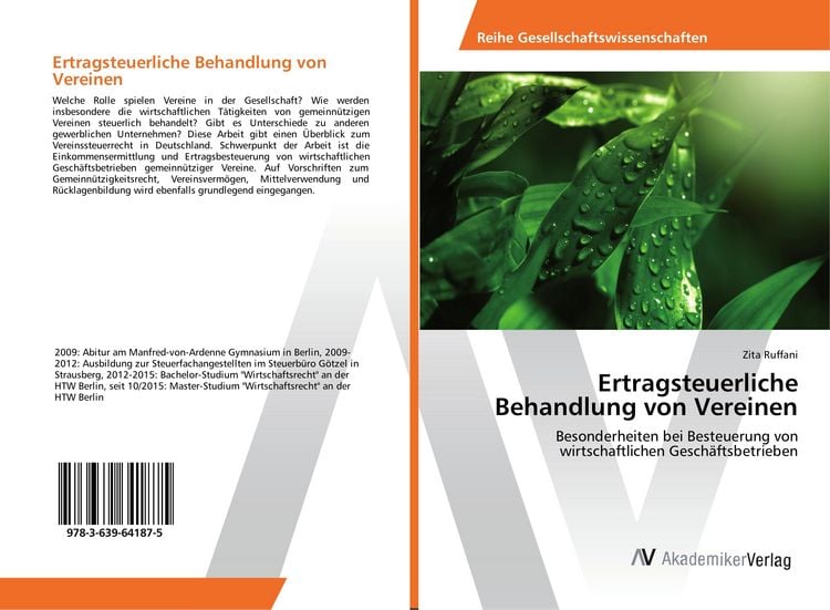 Produktbild: Ertragsteuerliche Behandlung von Vereinen